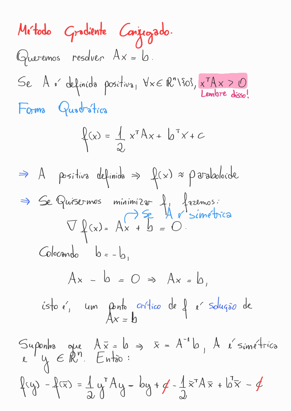 Método Gradiente conjugado